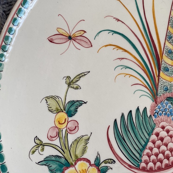 Hand painted plate by Anfora Agueda - Picture 5 of 7